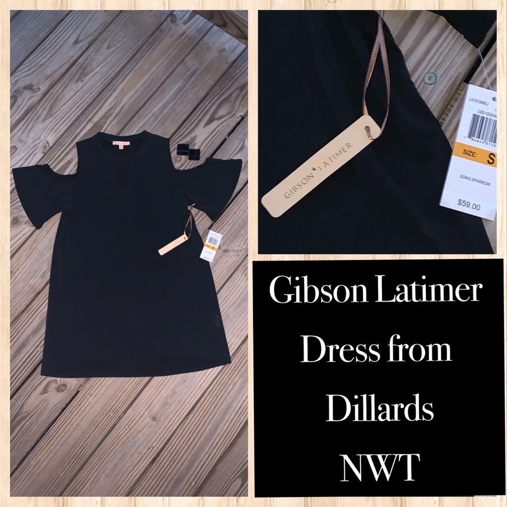 Gibson Latimer Cold Shoulder Dress from Dillard’s